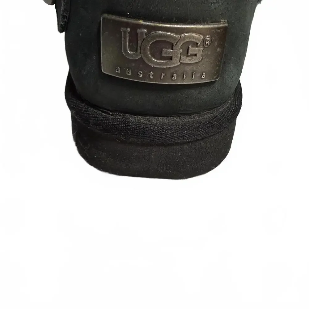 UGG Australia Ciera Tall Black Convertible‎ Suede Sheepskin Boot SZ 8. Cabincore